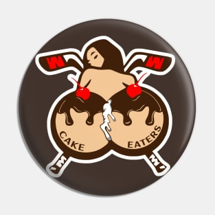 CAKE EATERS HOCKEY Pin