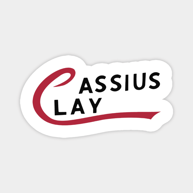 CASSIUS CLAY LOGO Magnet by sandra0021tees