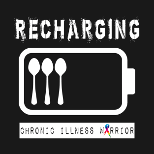 Recharging Spoons (white) T-Shirt