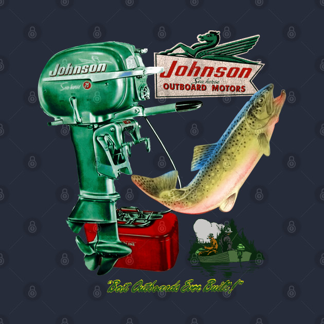 Johnson Vintage Outboard Motors by Midcenturydave