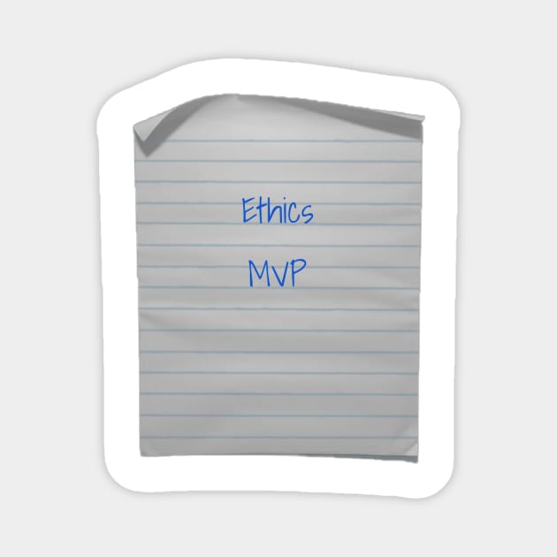 Ethics MVP Pillow Magnet by ethicsMVP