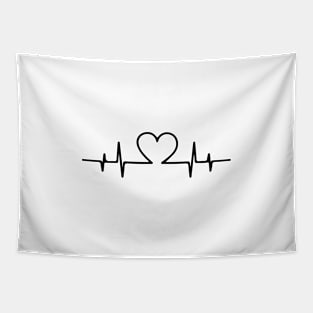 heart Heartbeat Tapestry