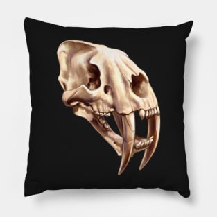 Smilodon Skull Pillow