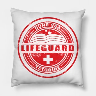 Dune Sea Lifeguard  Red [Normal Distressed] Pillow