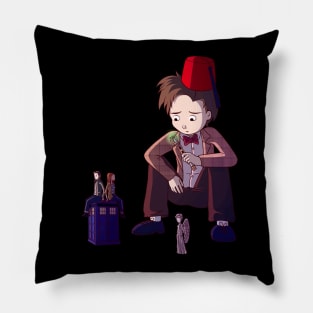 Doctor Who Eleven Dalek and Tardis Pillow