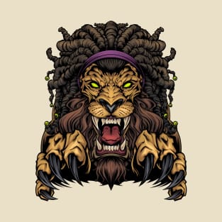 Lion with Dreadlocks T-Shirt