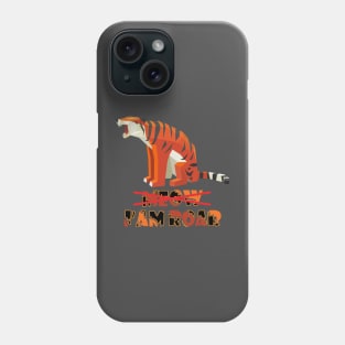 Tiger roaring loudly Phone Case