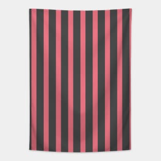 Achaicus | Pink and Gray Stripes Pattern Tapestry