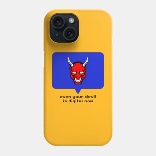 digital devil Phone Case