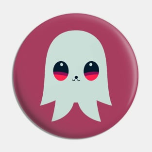 Kawaii Ghost || Halloween Cat Ghost Pin