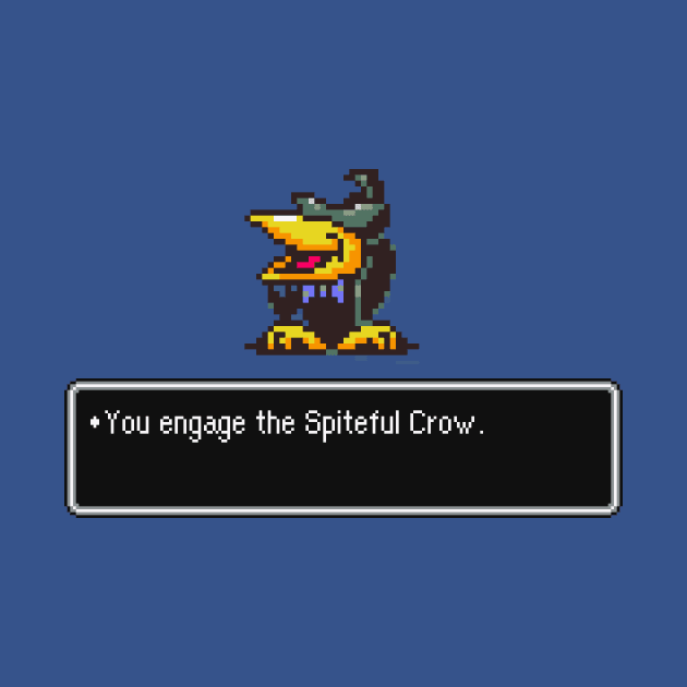 Spiteful Crow by spritetastic