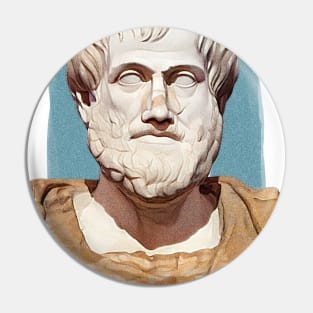 Greek Philosopher Aristotle illustration Pin