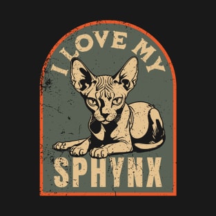 I Love My Sphynx T-Shirt