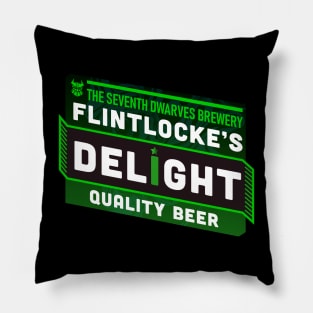 Deep Rock Galactic Flintelocke's Delight Beer from the Abyss Bar Pillow