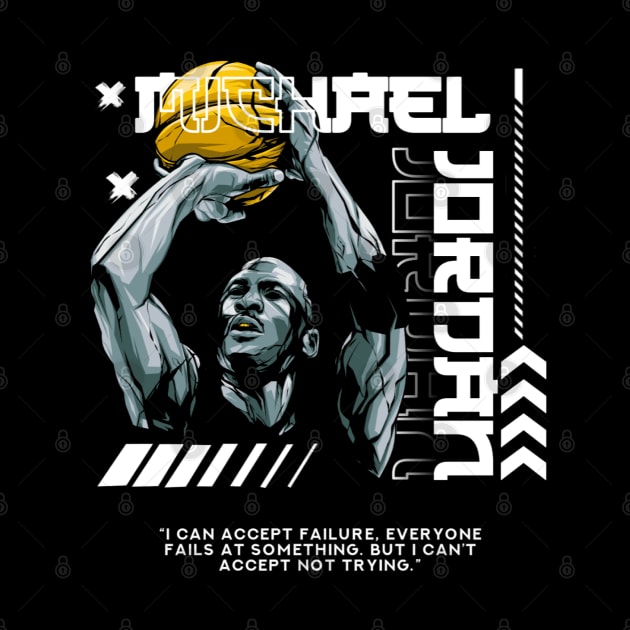 basketball player michael jordan by mrizz.design