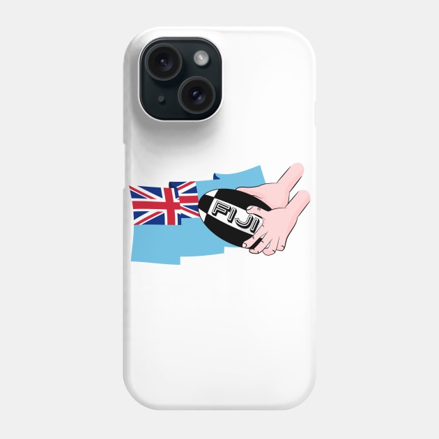 Fiji Rugby Flag Phone Case by mailboxdisco