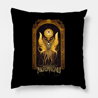 Occult Nouveau - Imposing Angel of the Abyss Pillow