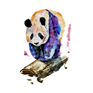 panda watercolor T-Shirt