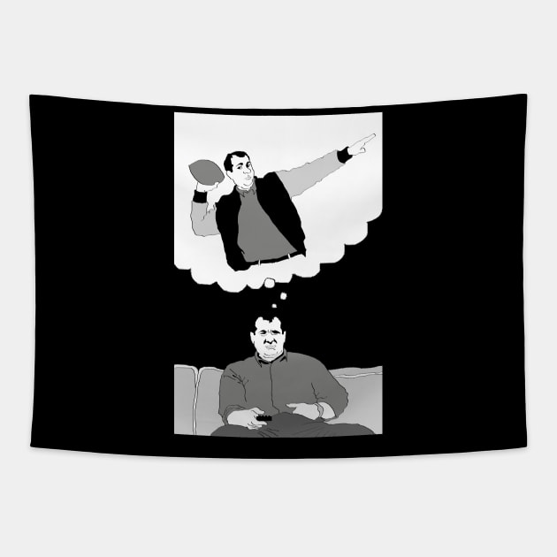 Al Bundy Day Dream Married With Children Tapestry by Blaze_Belushi