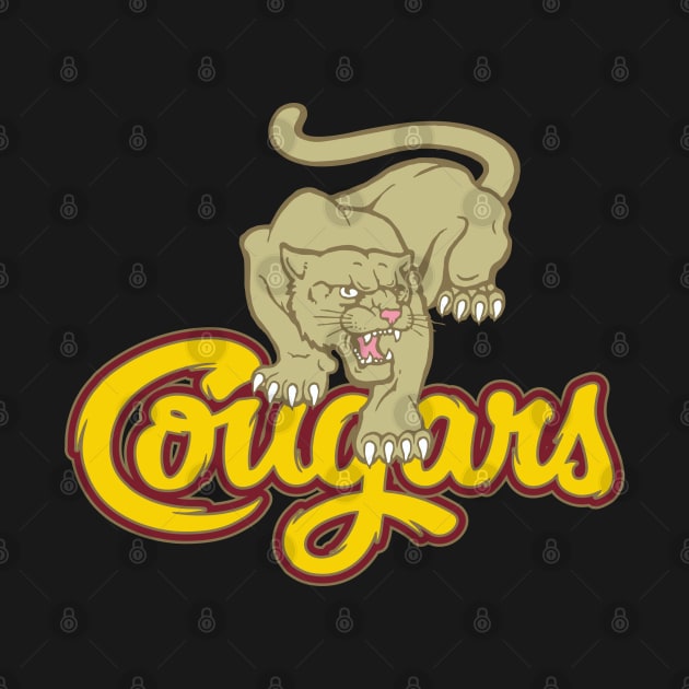 Cougars Sports Logo by DavesTees