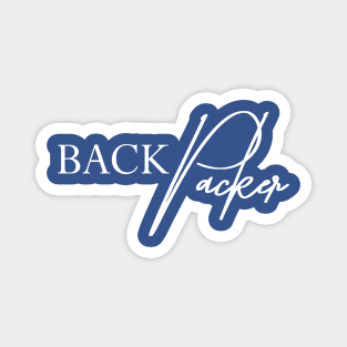 Back Packer Magnet