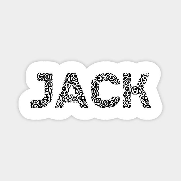 JACK NAME Magnet by YourStyleB