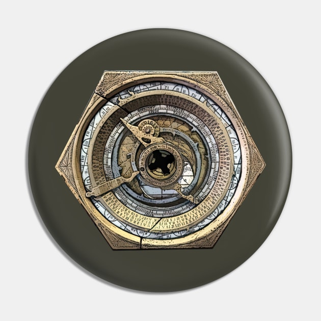 The Dial Of Destiny Pin by Buff Geeks Art