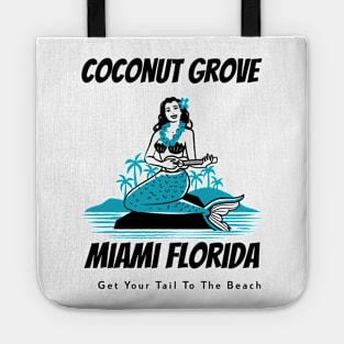 Coconut Grove Miami Florida Get Your Tail to the Beach Tote