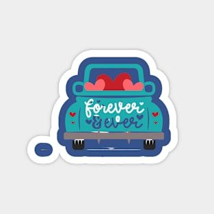 Forever and Ever Valentine's Day Magnet