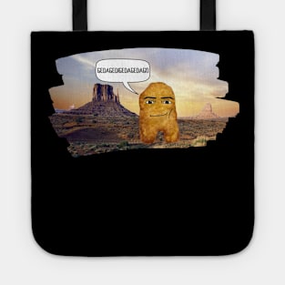 Chicken Nugget Roblox Man Face Meme Tote