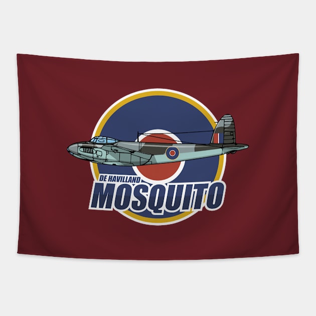 de Havilland Mosquito Tapestry by TCP