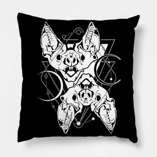 Twin vampire bats Pillow