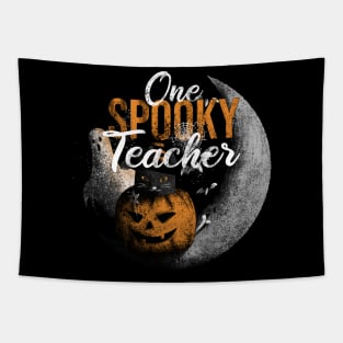 One Spooky Teacher Tapestry