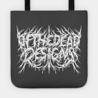 DEATH METAL LOGO Tote