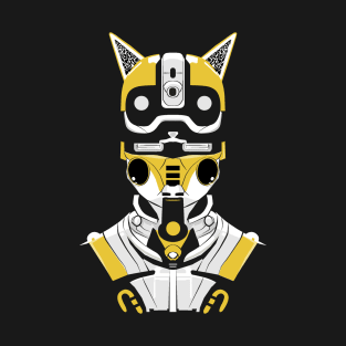 Cyberpunk Cat Samurai T-Shirt