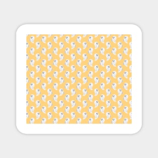 Light Yellow Ghost Pattern Magnet