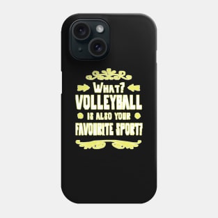 Volleyball beach volleyball double girls Phone Case