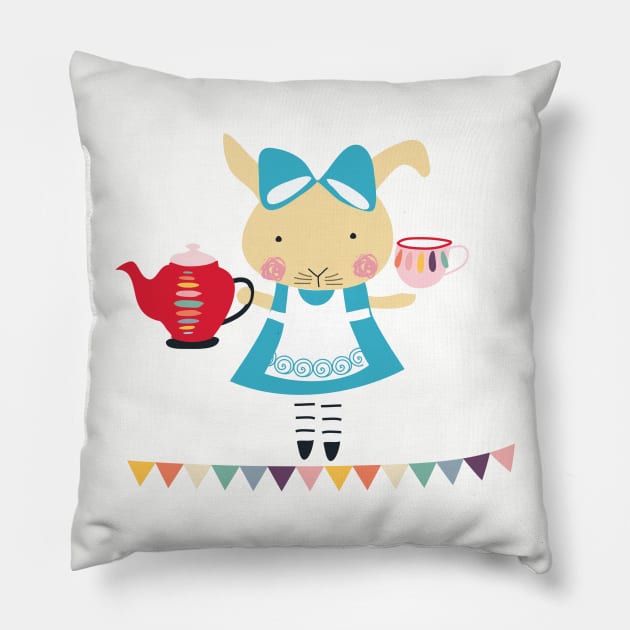 Tea time Pillow by tfinn