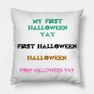 My First Halloween Pillow