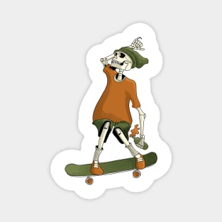 Skate Boarding Magnet