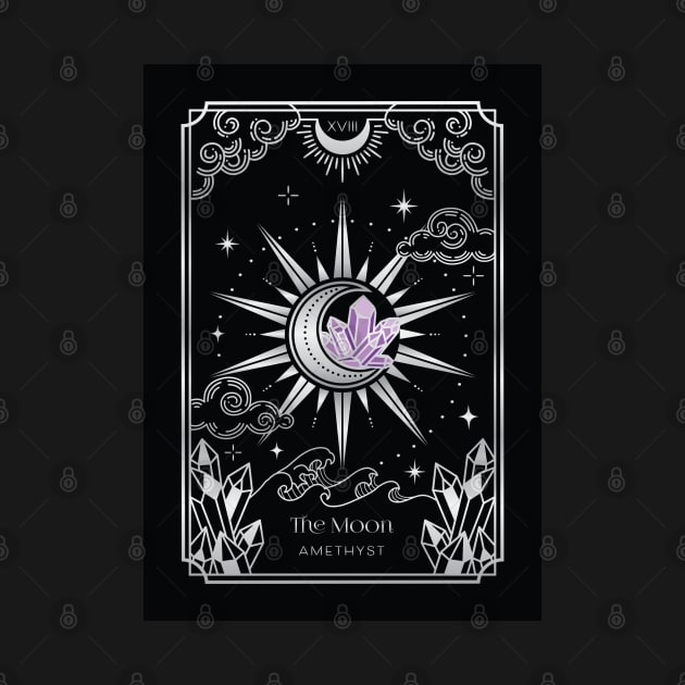 The Moon Card - Crystalstruck Tarot by moonstruck crystals