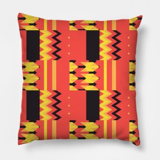 Zigzag, Straight, Pattern, Colorful, Tileable, Texture, Gift Pillow