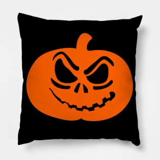 Halloween Angry Scary Pumpkin Face Pillow