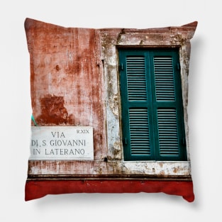 The Eternal City Sound of Rome Pillow