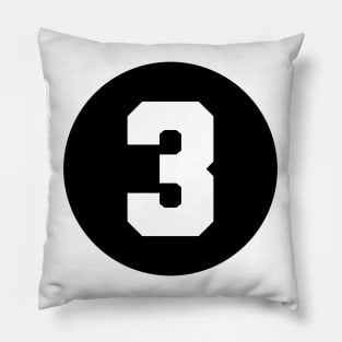 Number Three - 3 Pillow