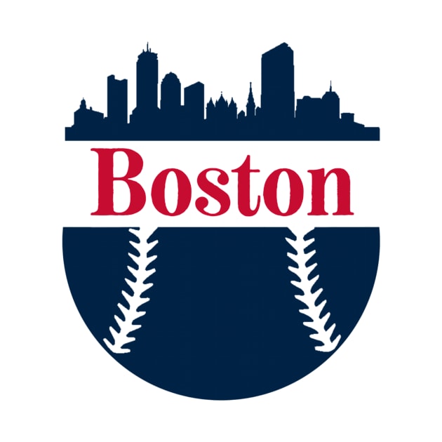 Boston baseball Blue by Sloop