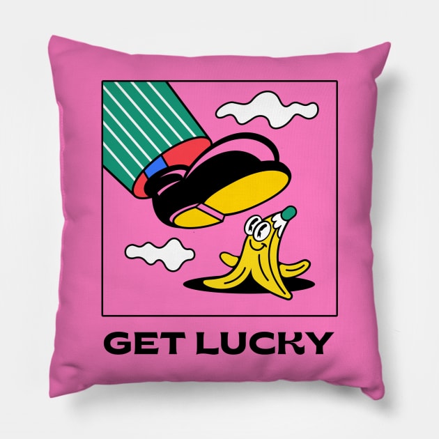 Get lucky Pillow by ovcharka