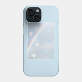 Rainbow heart Phone Case