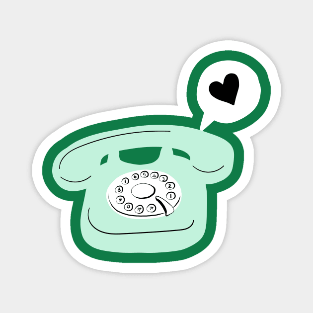 Ring ring! Magnet by Rebelform