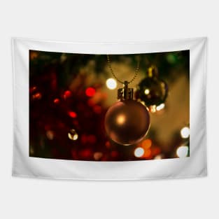 Christmas tree and baubles Tapestry